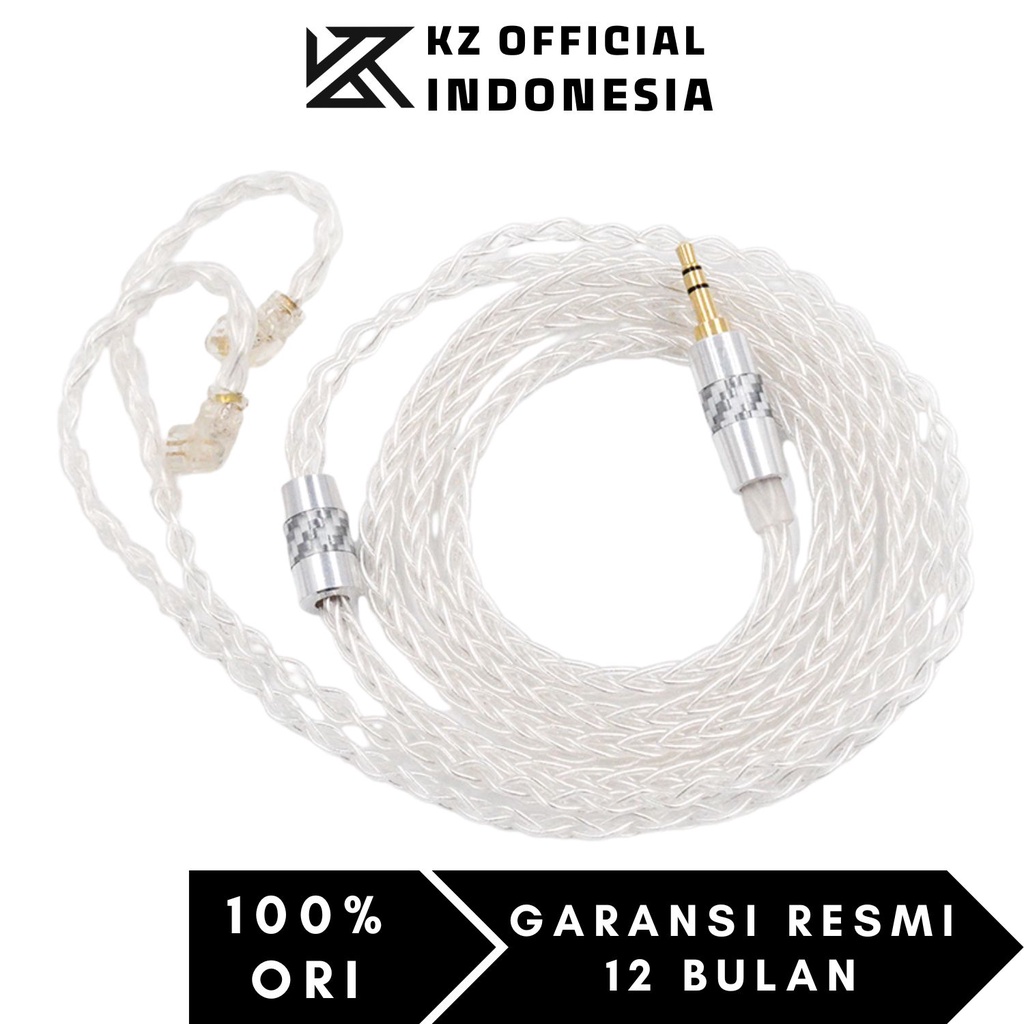 KZ 8 Core OFC Silver Plated Upgrade Cable non Mic 90-3 Upgrade Kabel Kabel KZ ZSN Pro X  ZS10 Pro ZS