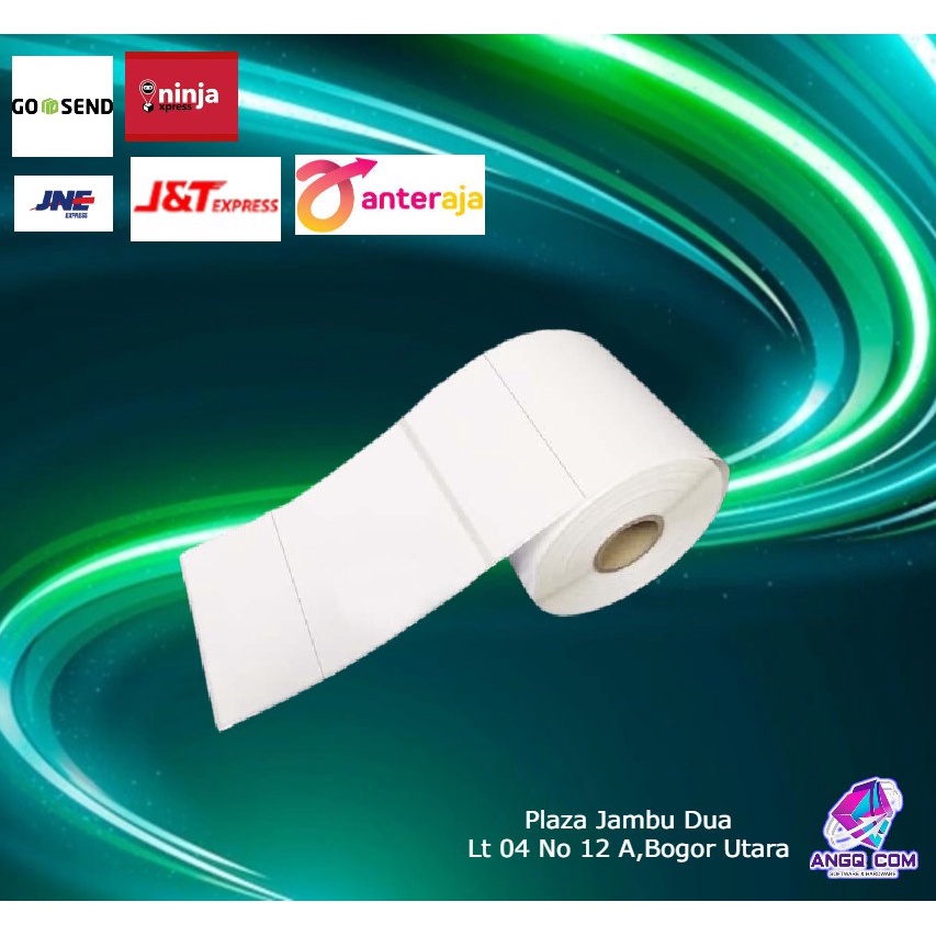 

LABEL BARCODE THERMAL 102 X 127 MM 1L GAP CORE 1" ( LABEL WAHANA, POS)