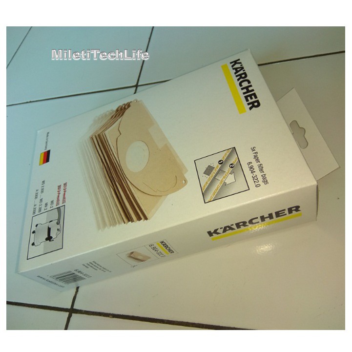 Karcher Filter Bag Vacuum WD2 MV2 A2004 WD 2200 Kantong Debu