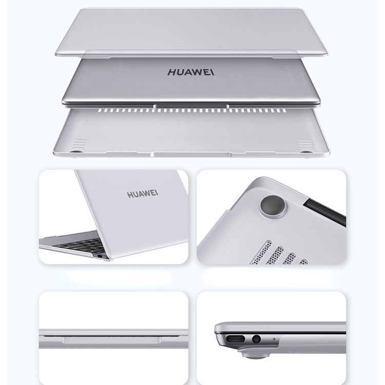 Casing Silikon Huawei Matebook 14 13 X Pro D14 D15 Glory Magicbook 15 &quot;16&quot; Transparan 2020 2021