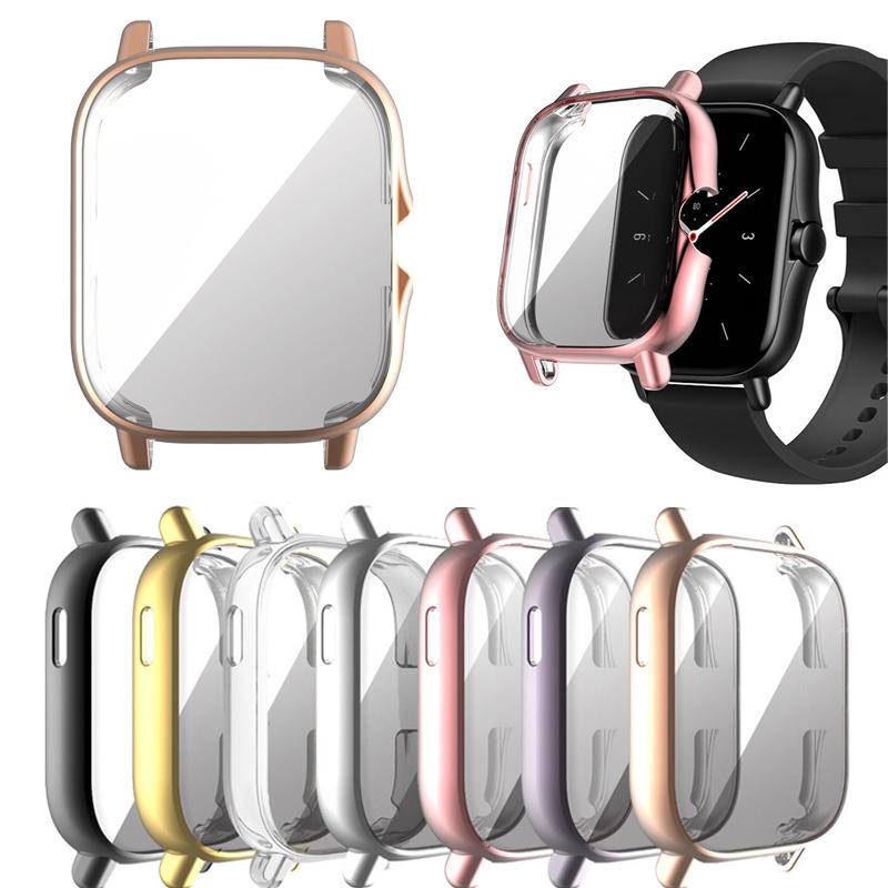 Case Pelindung Layar Bahan Tpu Dengan Bumper Untuk Huami Amazfit Gts 2 2e 3 Smartwatch Gts2 Gts2E Gts3