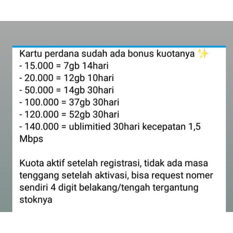 kartu perdana by.u bye Telkomsel