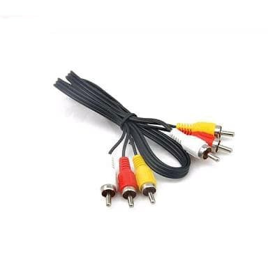 Kabel RCA 3-3 AUDIO 1.5 Meter Hitam