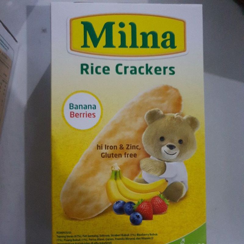 Milna Rice Crackers Berries