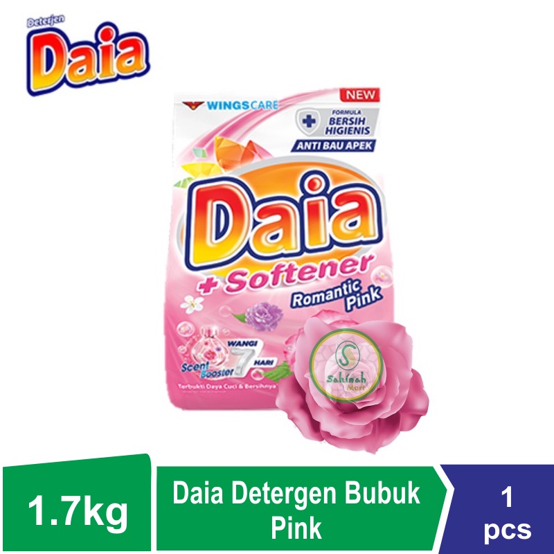 Daia Detergen Plus Softener Pink 1.7 Kg