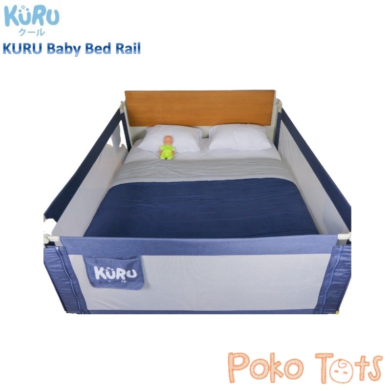 Kuru Baby Bed Rail Pagar Pembatas Pengaman Kasur Ranjang Bayi WHS