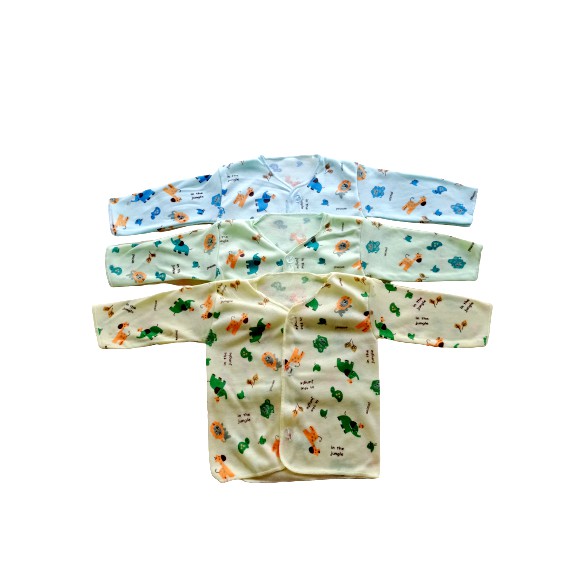 BAJU BAYI MOTIF TANGAN PANJANG NEWBORN