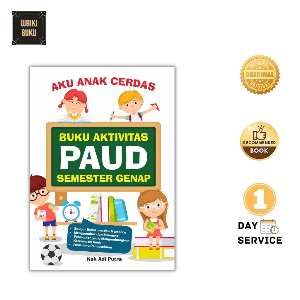 BUKU ANAK PAUD / BUKU AKTIVITAS PAUD SEMSTER GENAP