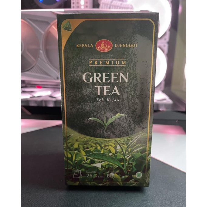 

Kepala Djenggot Premium Green Tea / Teh Hijau isi 25