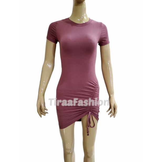 DRESS SERUT VIRAL BODYCON STRETCH TERMURAH