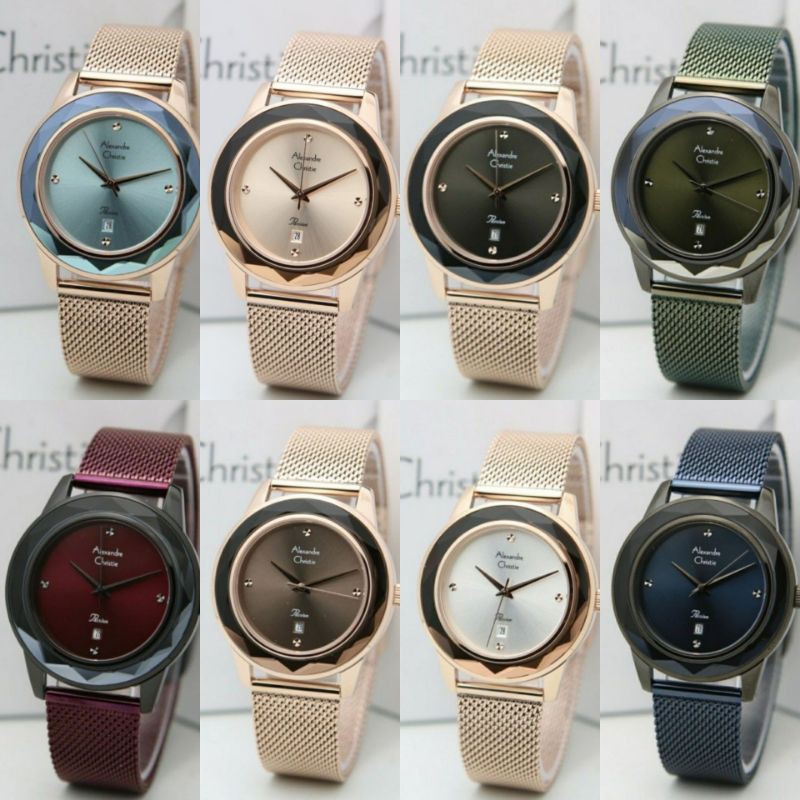 Jam Tangan Wanita Alexandre Christie Ac 2908 Original Garansi 1 Tahun