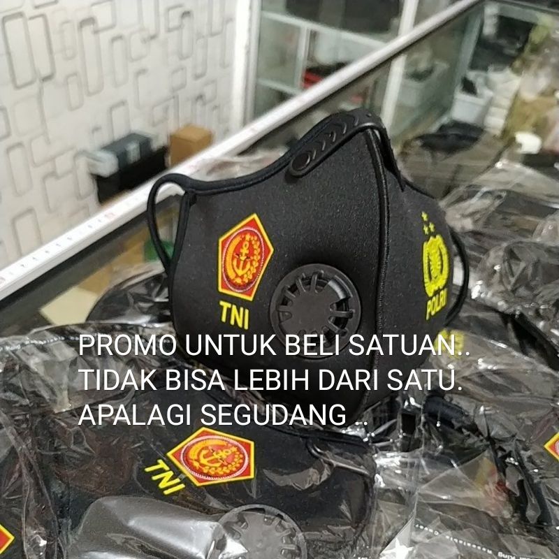 masker TNI  polri premium