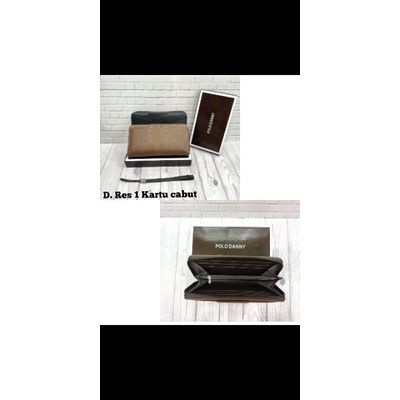 dompet cewek resleting/dompet kulit/dompet simple/polo dani/FREE BOX
