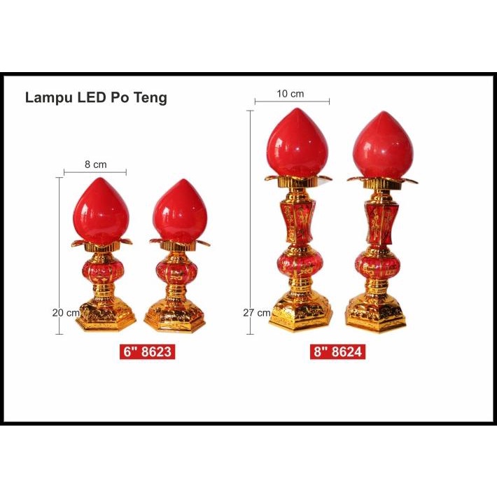 Lampu Led Poteng Untuk Altar Sembahyang