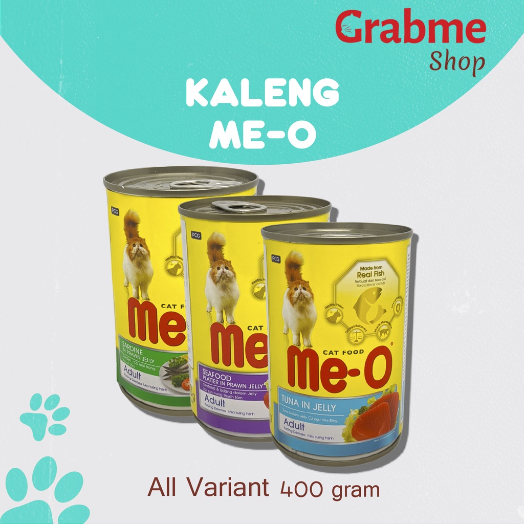 Makanan Kucing basah MEO kaleng All Variant 400 gr