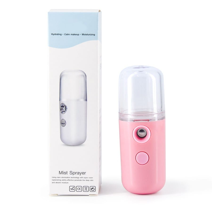 MINI NANO SPRAY FACE MIST BOTOL PORTABLE SPRAYER DISINFEKTAN SEMPROTAN PERAWATAN WAJAH