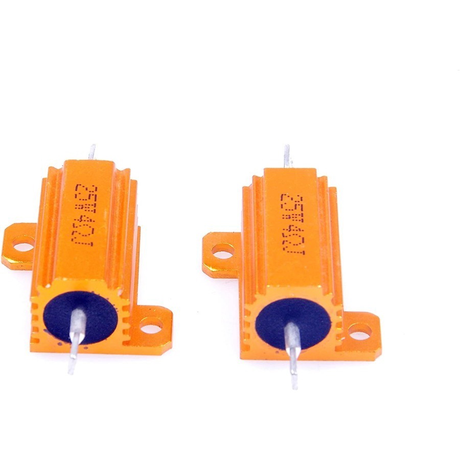 Wirewound Resistor Electronic Aluminium 25 watt (5R 10R 20R 50R 100R )