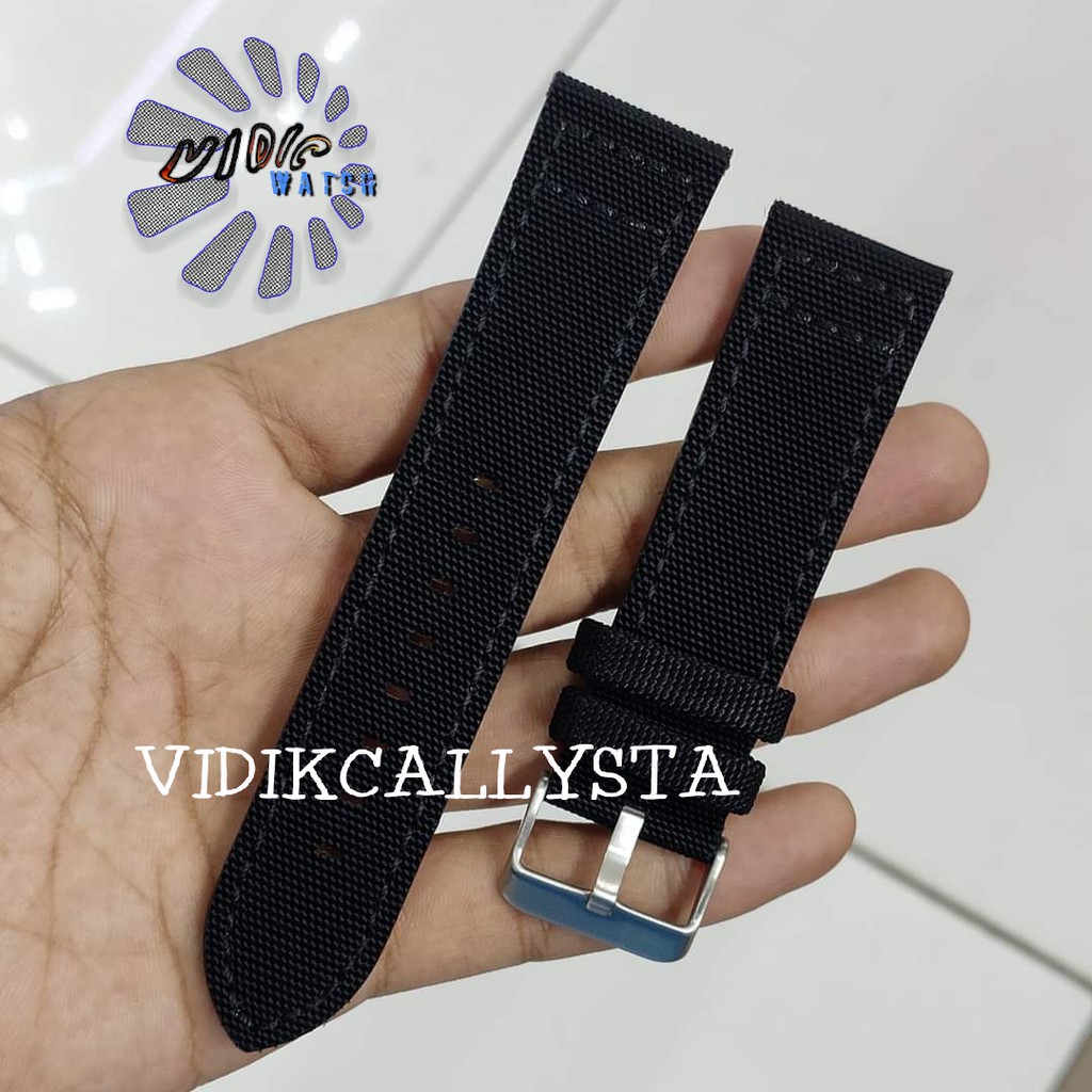 STAVE TALI JAM TANGAN STRAP ARLOJI KULIT CANVAS 20MM 22MM 24MM PREMIUM STAVE ORIGINAL 20 22 24