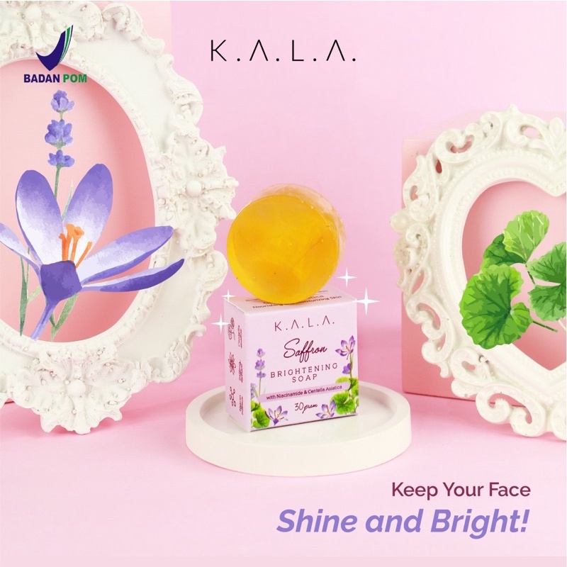 [BPOM] KALA Saffron Brightening Face Soap | Sabun Safron