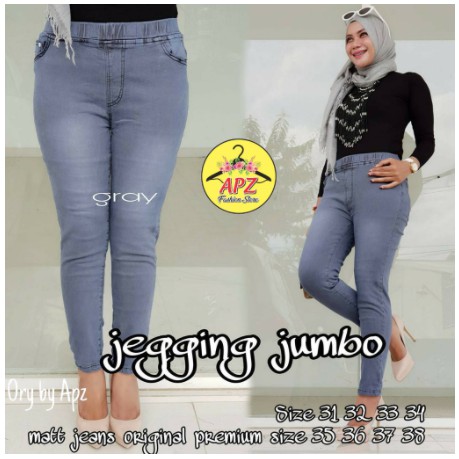 ((4 WARNA)) PROMO MURAH JEGGING POLOS 31-38 STRETCH