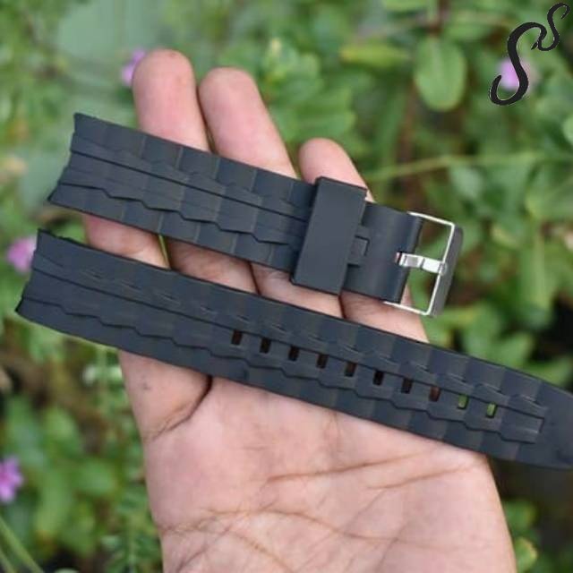 TALI JAM CASIO EDIFACE EF-550 EF500/RUBBER STRAP TALI JAM TANGAN CASIO EDIFACE EF550