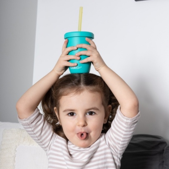 Bbluv Kup - Convertible Silicone 4-in-1 Transition Sippy Cup Botol Minum Anak Botol Minum Anak Bayi Kecil Bottle Training Handle