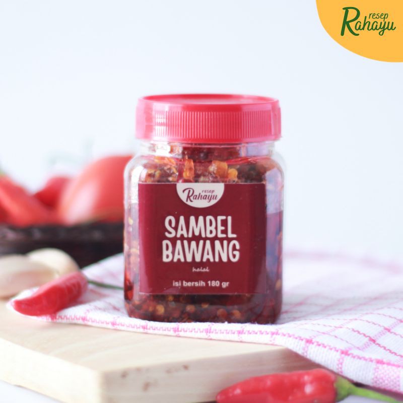 

Sambal Bawang 180gr / Sambal Rumahan / Resep Rahayu