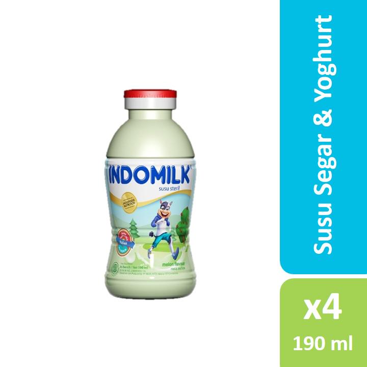 

Indomilk Melon Botol 190ml x 4