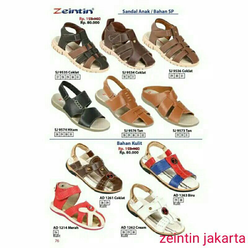 zeintin sendal anak pria