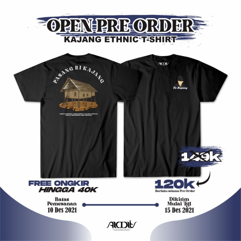 [PRE-ORDER] Kajang Ethnic T-shirt — Pasang Ri Kajang