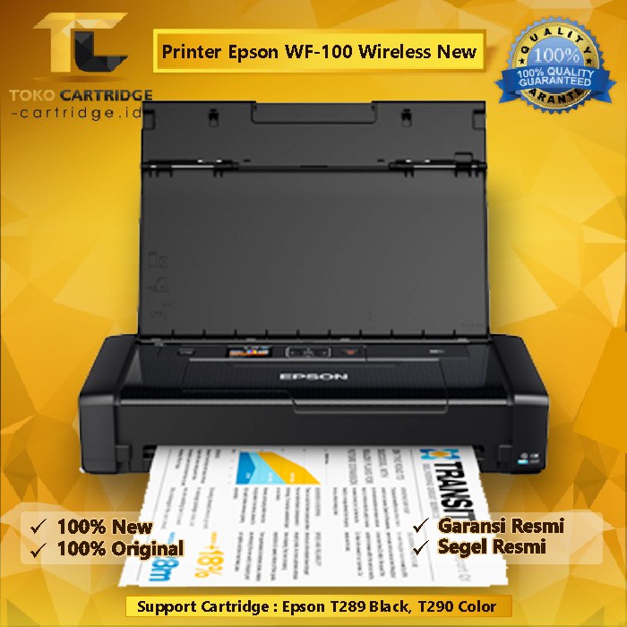 Printer Epson Inkjet WorkForce WF-100 WF100 Wireless New