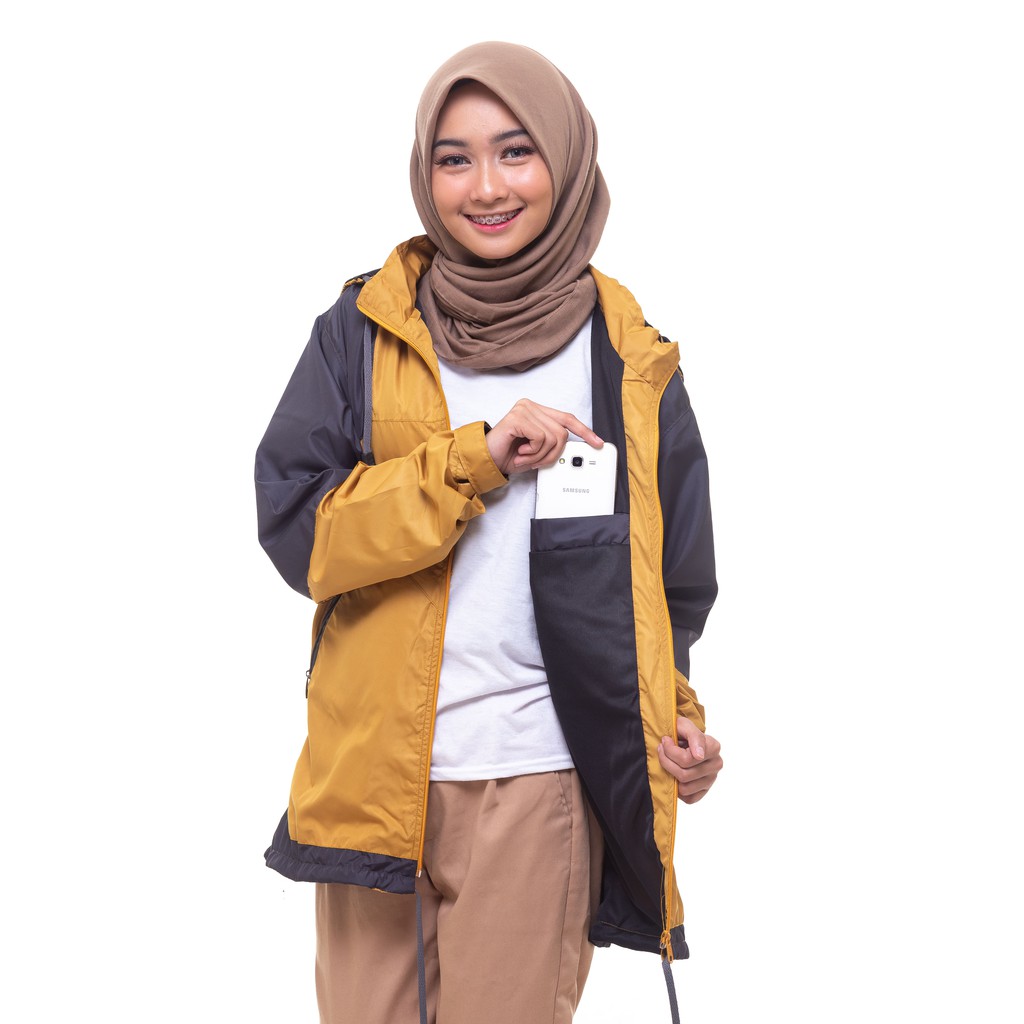 (BISA COD) JAKET WANITA JAKET OUTDOOR PARASUT WANITA JAKET GUNUNG WANITA BELLA HEYLOOK