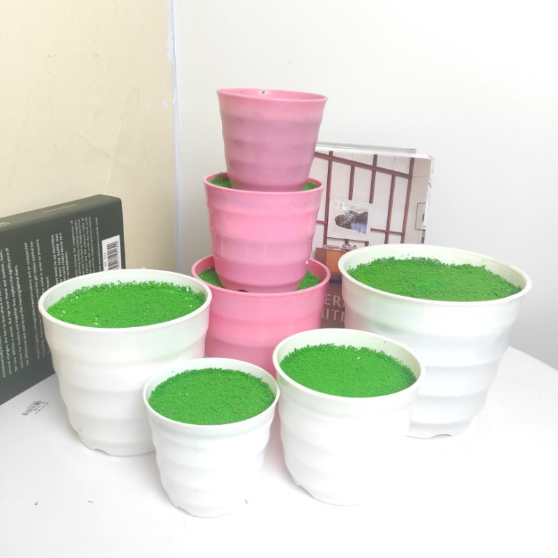 POT ANYAMAN ROTAN D10 vas anyam rotan bunga plastik