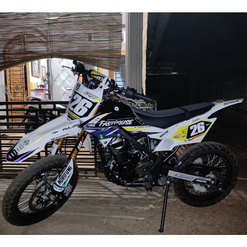 DECAL STICKER FULL BODY DTRACKER 150 SE DAN KLX BF/G/SE