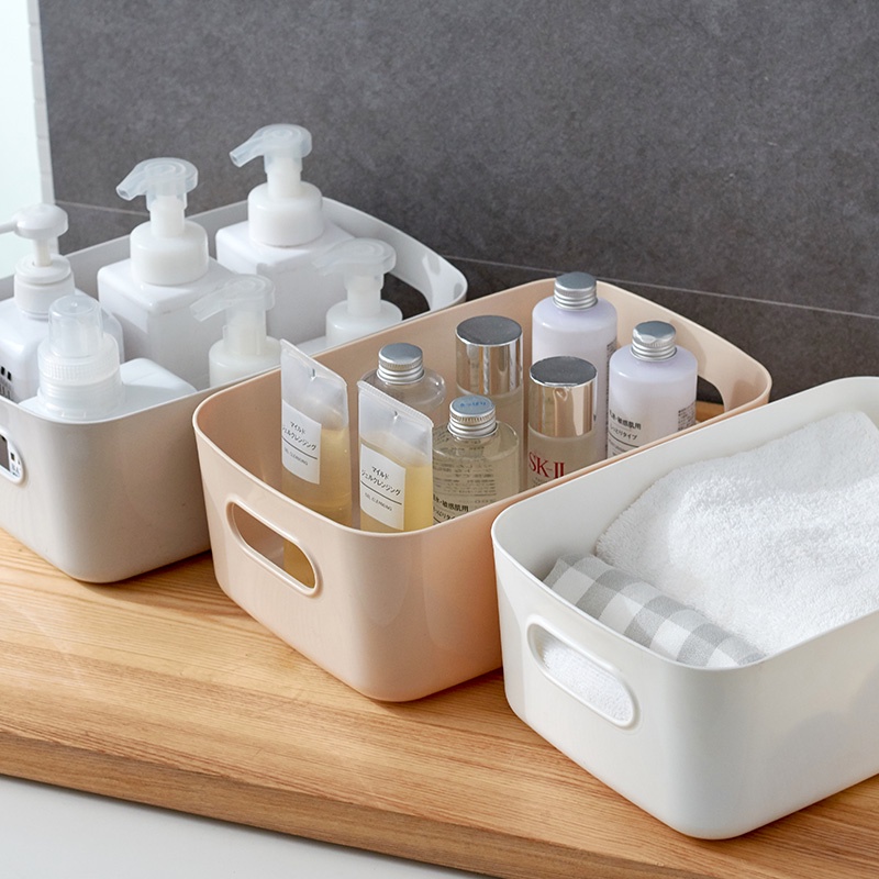 Kotak Penyimpanan Serbaguna/Bin Organizer Multifungsi/Keranjang penyimpanan Serbaguna/plastik STORAGE BOX/Dekstop Storage Box/kotak skincare/keranjang makanan/Bin Pantry Dekstop Storage Box/
