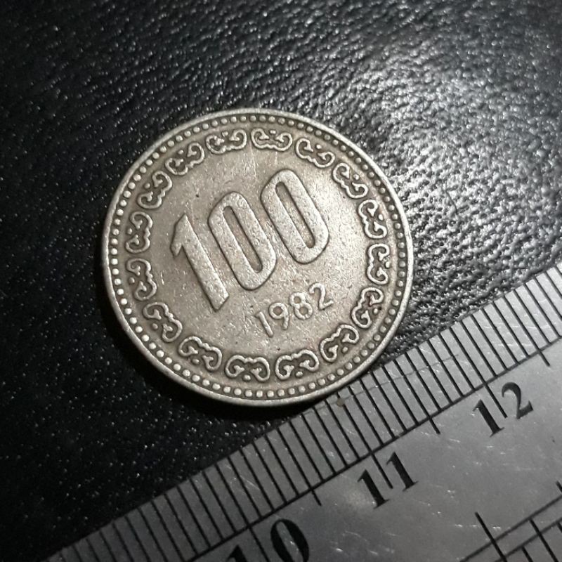 Koin Kuno Koleksi Asing : South Korea ( Korea Selatan ) - 100 Won 1982