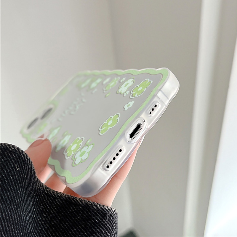 Soft Case Pelindung Lensa Kamera Motif Lukisan Bunga Untuk iPhone 13 Pro Max 11 12 Pro X XS Max 7 8 Plus SE 2020