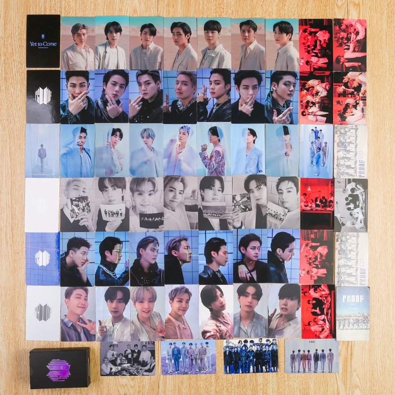 58pcs / set Kartu Foto Kpop BTS Ukuran Kecil