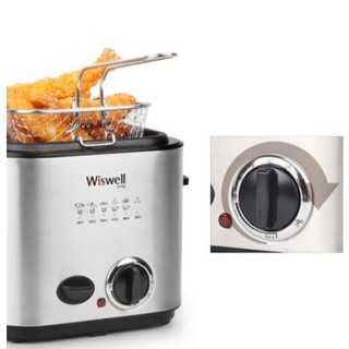 Wiswell Electric Mini Deep Fryer Fondue Machine - Kitchen Appliances