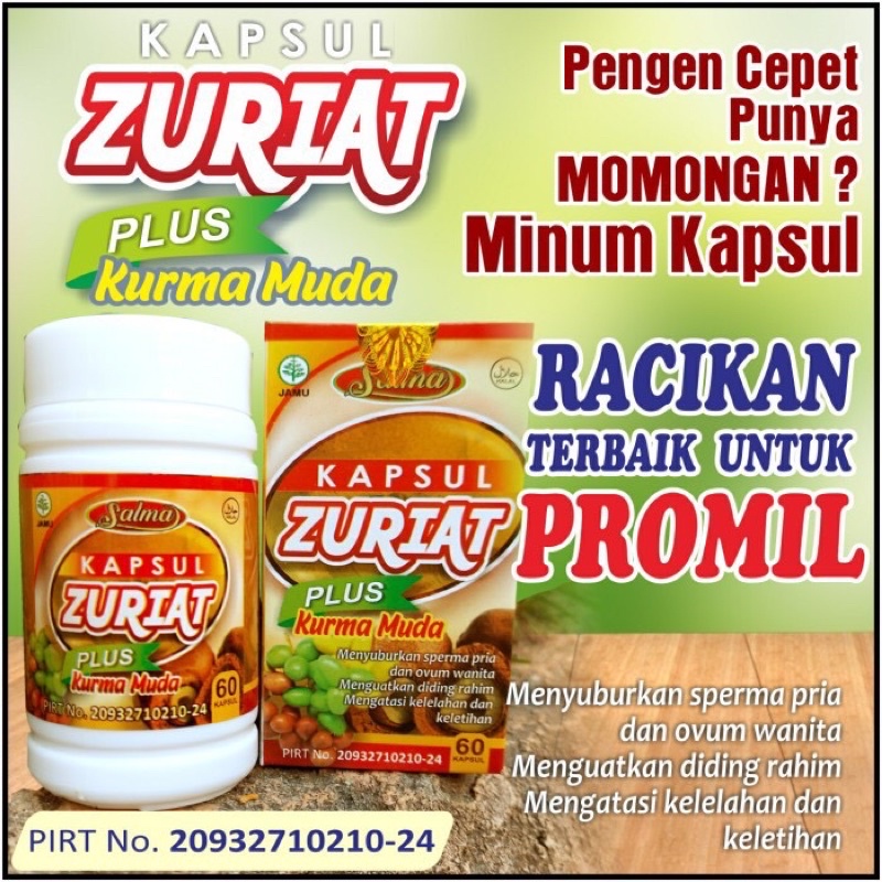 Zuriat kapsul / KAPSUL ZURIAT plus kurma mudaa