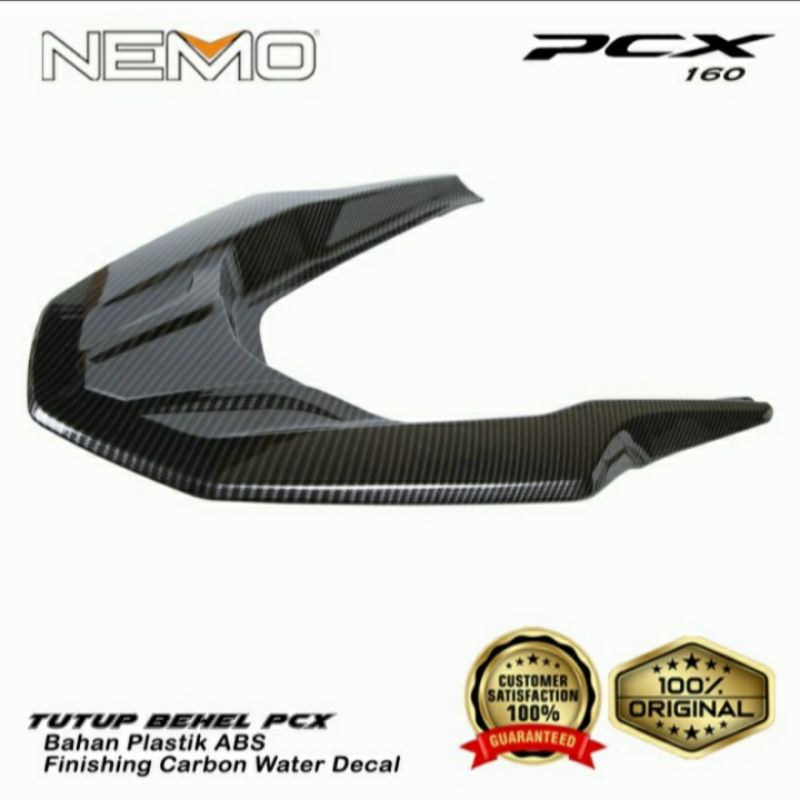 Cover tutup behel NEW PCX 160 2021 carbon nemo