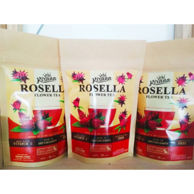 

Bunga rosella kering (dried roselle)
