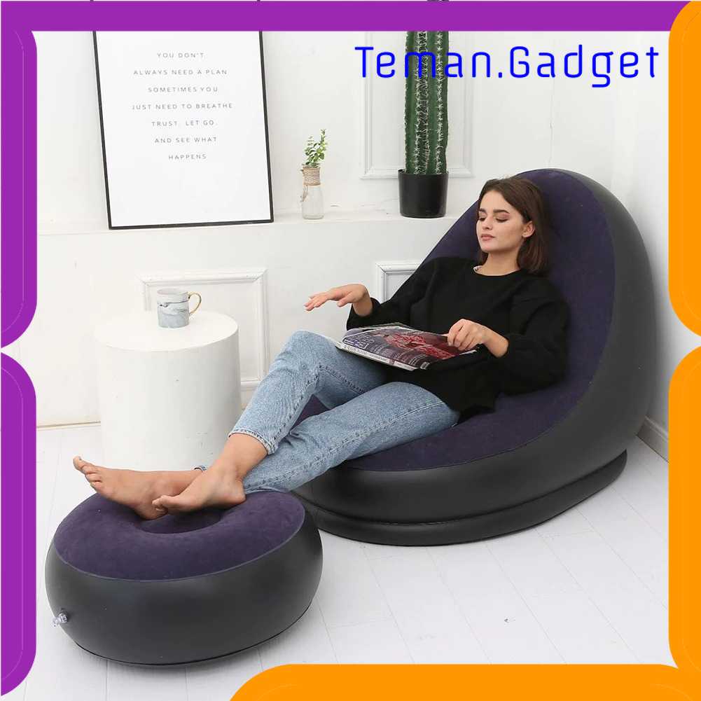 TG -  CBX Senyoubao Sofa Malas Inflatable Isi Angin dengan Sandaran Kaki - TP099