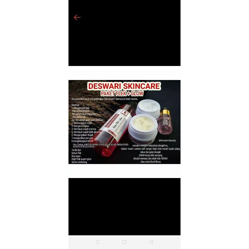paket flek deswari skincare