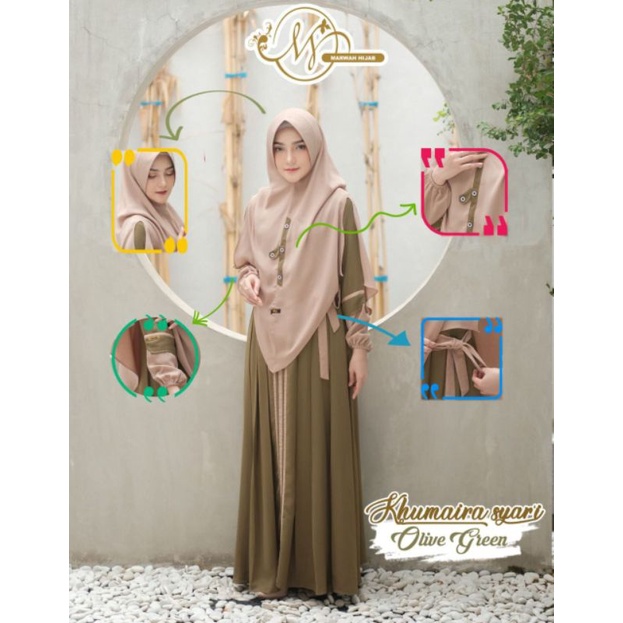 Gamis set Marwah hijab