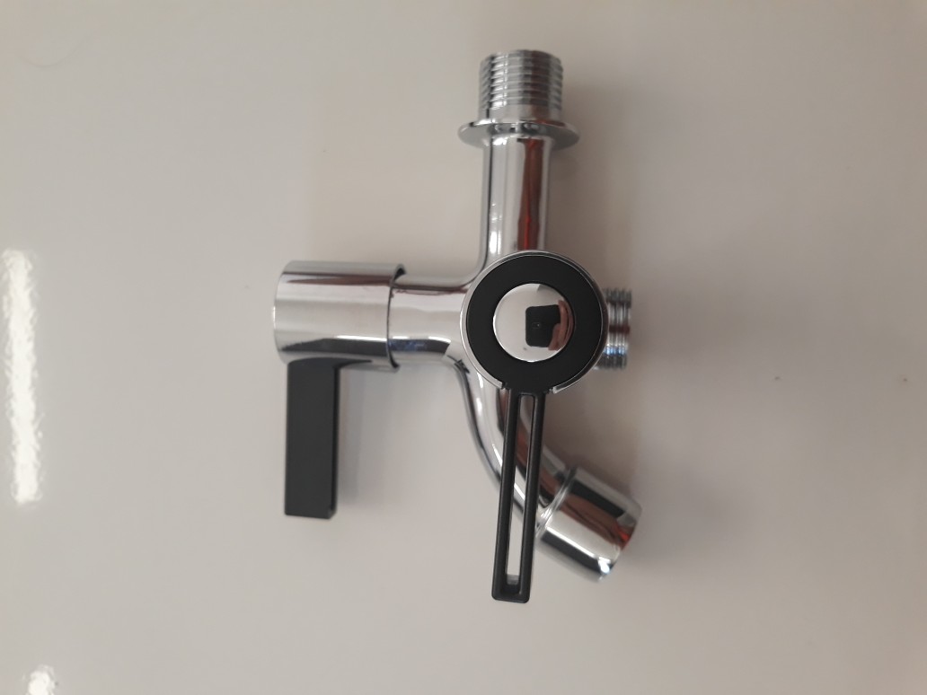 Keran Air Dobel Keran Shower - Kran Cabang Doble Shower