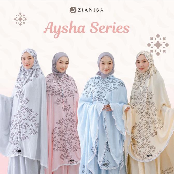 Mukena Zianisa Border Aysha Series Allsize