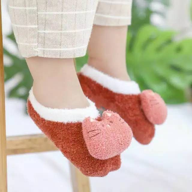 CHUBBI 3 Kaos Kaki Anak Bayi Bulu 3D Fleece