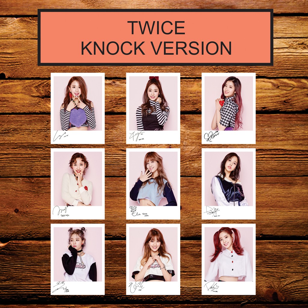 TWICE SINGLES SIGNED KPOP POLAROID