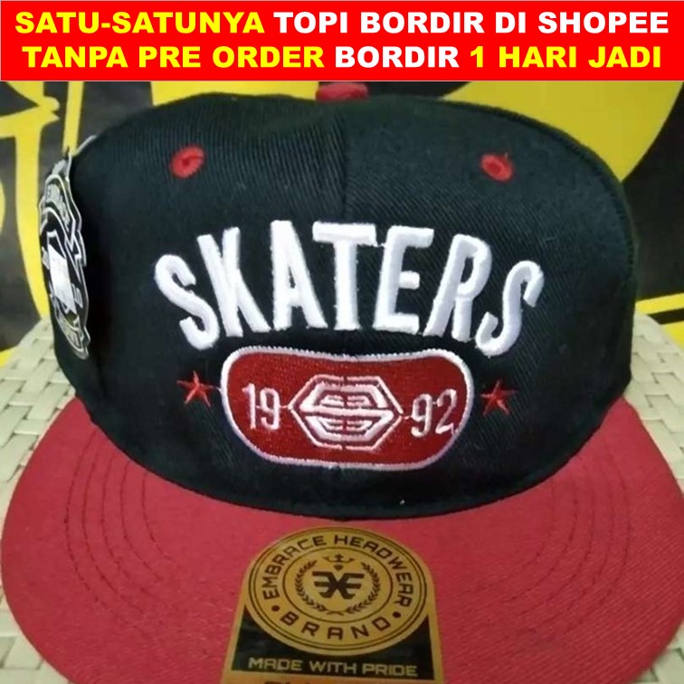 TOPI SNAPBACK KOMBINASI CUSTOM BORDIR GAMBAR KUALITAS DISTRO TOPI HIP HOP